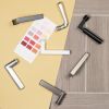 Tupai Rapido 5S Line Portel Lever Door Handle on Concealed Square Rose - Pearl Nickel (Pair)