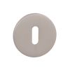 Tupai Rapido 5S Line Key Escutcheons on 5mm Slimline Round Rose - Pearl Nickel (Pair)