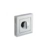 STATUS WC Turn and Release on S4 Square Rose - Polished Chrome