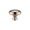 Zoo Hardware Oval Cupboard Knob 32mm dia - Nickel