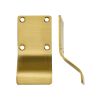 Zoo Hardware Cylinder Latch Pull - Blank Profile - 88mm x 43mm - Favo Satin Brass