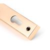 Polished Bronze Avon Slimline Lever Espag. Lock Set