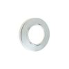 Burlington Chamfered Outer Roses Polished Nickel - By Frelan Hardware - BUR51PN