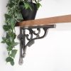 GNER Shelf Bracket Pewter 180x180mm (Sold in Pairs)