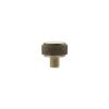 Millhouse Brass Eiffel Knurled Round Cabinet Knob Handle - Antique Brass