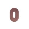 Zoo Hardware Standard Profile Escutcheon - Rosso Mini - 50 x 32 x 3 - PVD Bronze