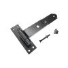 Hook and Band Hinge - Straight 8" - 200mm Black
