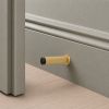 Jewel Knurlmond Door Stop Satin Brass