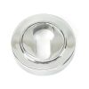 Polished Chrome Round Euro Escutcheon (Plain)