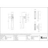 Matt Black Locking Newbury Fastener