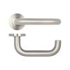 Orbit 19mm Door Handle on 8mm Sprung Rose Grade 304 Satin Stainless Steel - By Frelan Hardware - JSS13