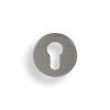 Valli Euro Profile Push-on Round Rosette Escutcheon - Satin Nickel PVD