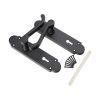 Oakley Lever on Backplate Lock Matt Black
