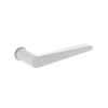 Tupai Rapido 5S Line Torrao Lever Door Handle on Concealed Round Rose - White (Pair)