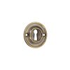 Slimline Standard Escutcheon Aged Brass