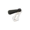 Ebonised Beehive Escutcheon Polished Nickel