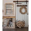 Matt Black Curved Log Holder - Large