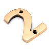 Polished Bronze Numeral 2