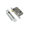 3" CE Euro Profile Mortice Sash Lock - Nickel Plated