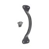Hammered Pull Handle Medium Matt Black
