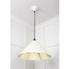 Smooth Brass Hockley Pendant in Teasel