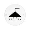 Zoo Hardware Shower - 76mm dia - White