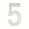 150mm Numerals SSS Finish 150mm Satin Stainless Steel No. 5 - By Frelan Hardware - JNSS-5