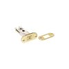 Atlantic Radius Fire-Rated CE Marked Bolt Through Tubular Deadbolt 3" - Satin Brass