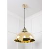 Smooth Brass Harborne Pendant