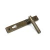 Burnished Brass Brompton Slimline Lever Espag. Lock Set
