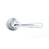 Polished Chrome Newbury Lever on Rose Set (Art Deco) - Unsprung
