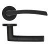 Zoo Hardware Andorra lever on rose - Matt Black
