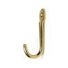 Polished Brass Traditional Coat Hook