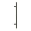 Matt Black SS (316) 0.6m Offset T Bar Handle Secret Fix 32mm Ø