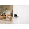 Oro&Oro Unica Lever Door Handle on Square Rose - Matt Black