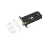 3 Lever Horizontal Bathroom Lock 6" Polished Chrome