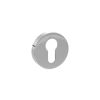 Senza Pari Euro Escutcheons on Minimal Round Rose - Polished Chrome (Pair)