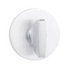 Tupai Rapido 5S Line WC Turn and Release on 5mm Slimline Round Rose - White (Pair)
