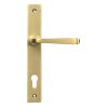 Satin Brass Avon Slimline Lever Espag. Lock Set
