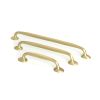 Satin Brass Moore Pull Handle - Small