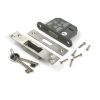 Satin SS 2½" 5 Lever BS Dead Lock