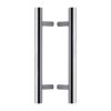 Heritage Brass Back to Back Door Pull Handle Bar Design 305mm Polished Chrome Finish