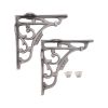 GNER Shelf Bracket Pewter 125x125mm (Sold in Pairs)