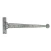 Pewter 15" Penny End T Hinge (pair)