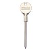 Zoo Hardware Fulton and Bray Star Shape 65mm Rack Bolt Key - Nickel