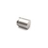Cylinder Cupboard Pull Satin Silver