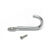 Satin Chrome Traditional Coat Hook