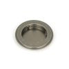 Pewter 75mm Art Deco Round Pull