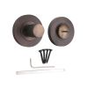 Jewel Knurlmond Thumb Turn & Release Matt Antique