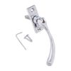 Peardrop Espag Locking Fastener (LH) Polished Chrome